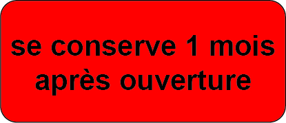Etichette di avvertimento - Rosso fluorescente