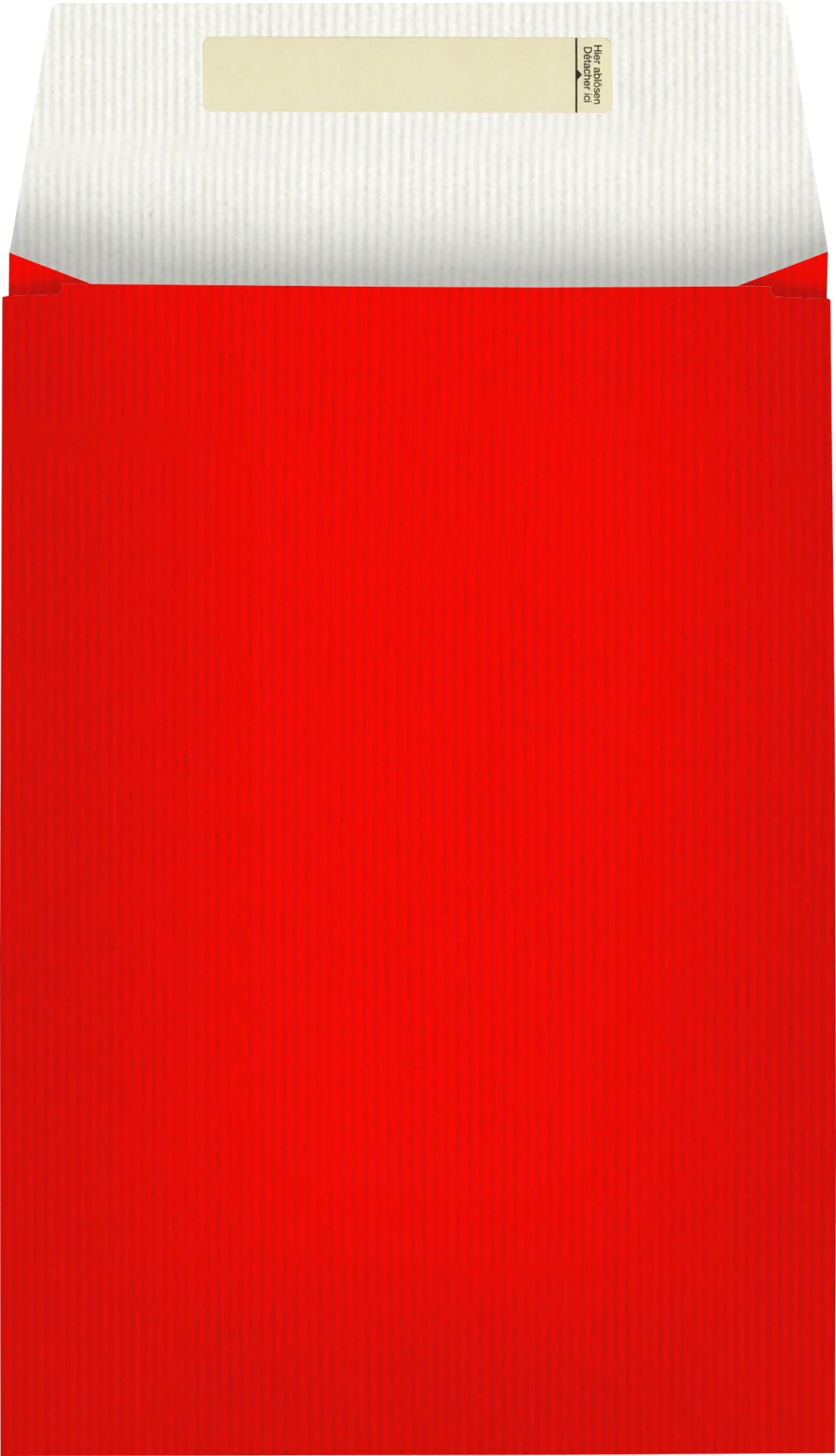 [2534 5250 20] Geschenktüten • M | 17.5 x 4 x 25 + 6 cm | PK762 (Rot)