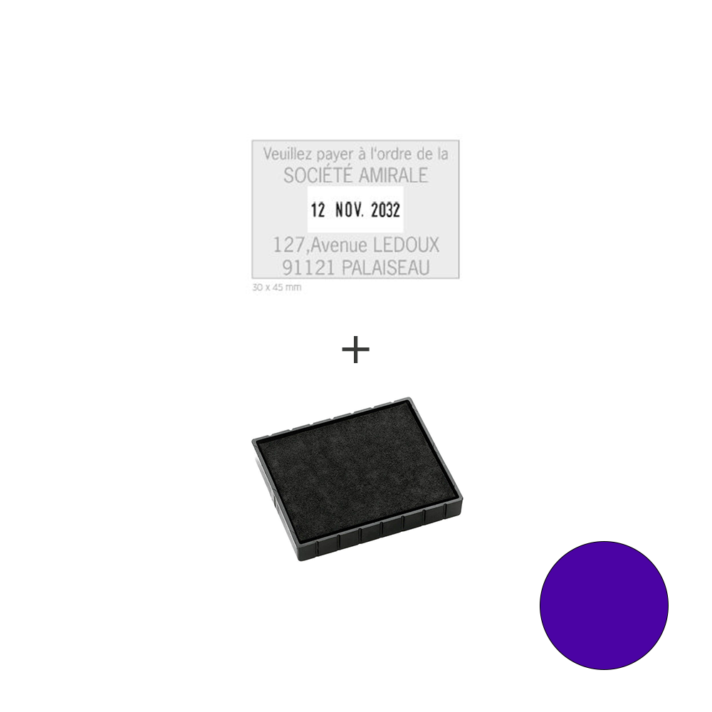Ersatz Textplatte OHNE Stempel | Colop Printer • Datumstempel