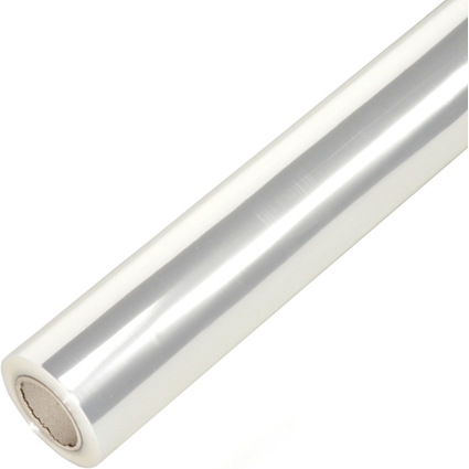 Pellicola/Film cellophane trasparente per regali - piccolo rotolo 50 m
