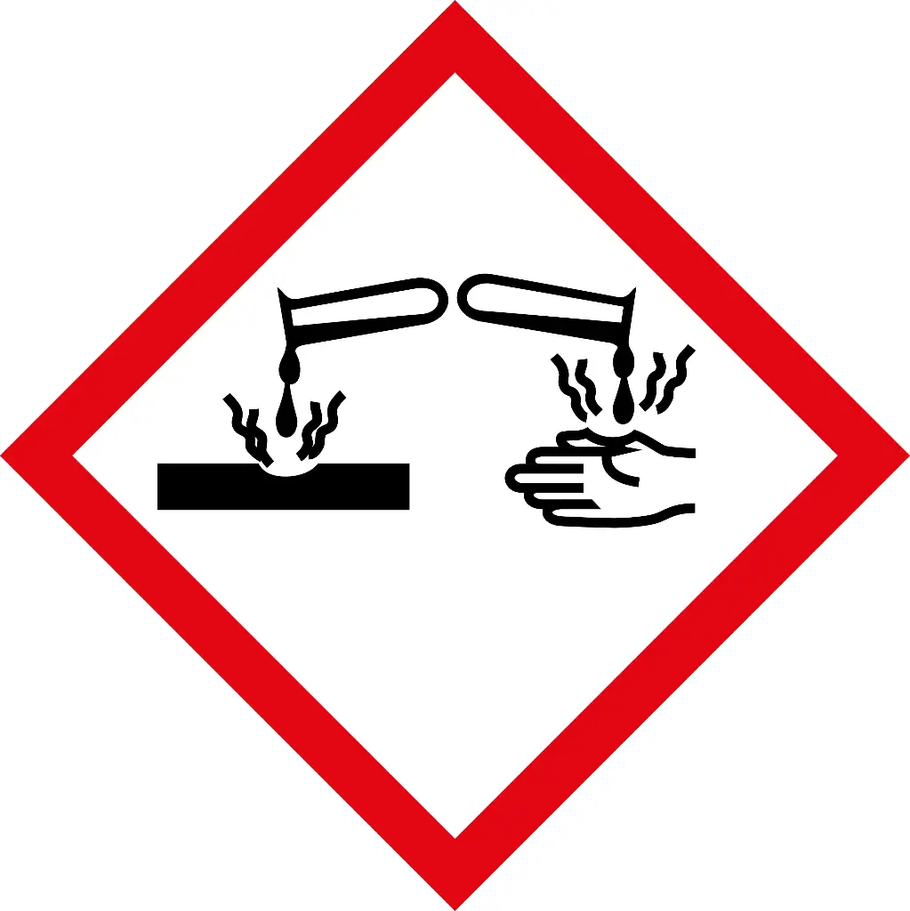 Etiquettes symbole de danger