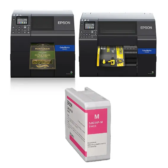 [SJIC36PM | 80ml] Epson TM-C • Tintenpatrone (Epson TM-C6000e/6500e, M | Magenta)