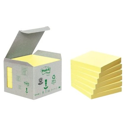 [654-1B] Post-it® adhésives blocs (Jaune)