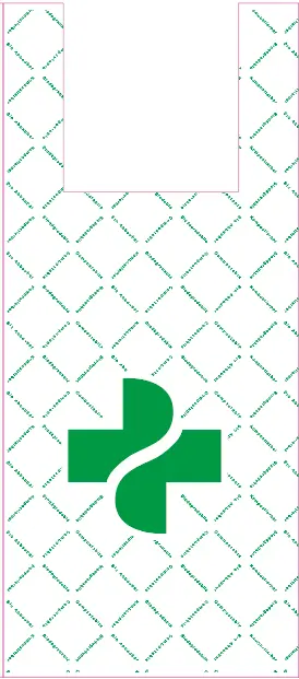 [1754] Shopper BIO | Kreuz (22 | 220 + 120 x 480 mm | 1'000 Stk)