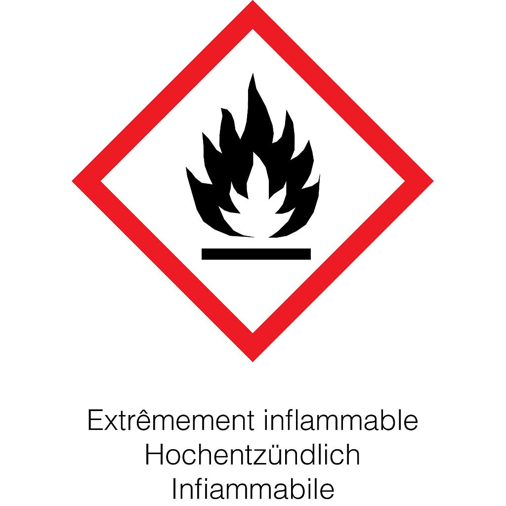 Étiquettes avec symbole de danger Toutext