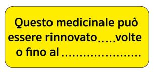 Etichette informative - Giallo fluorescente