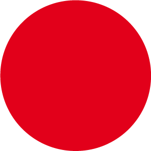 Étiquettes Ø 25 mm - Rouge fluo
