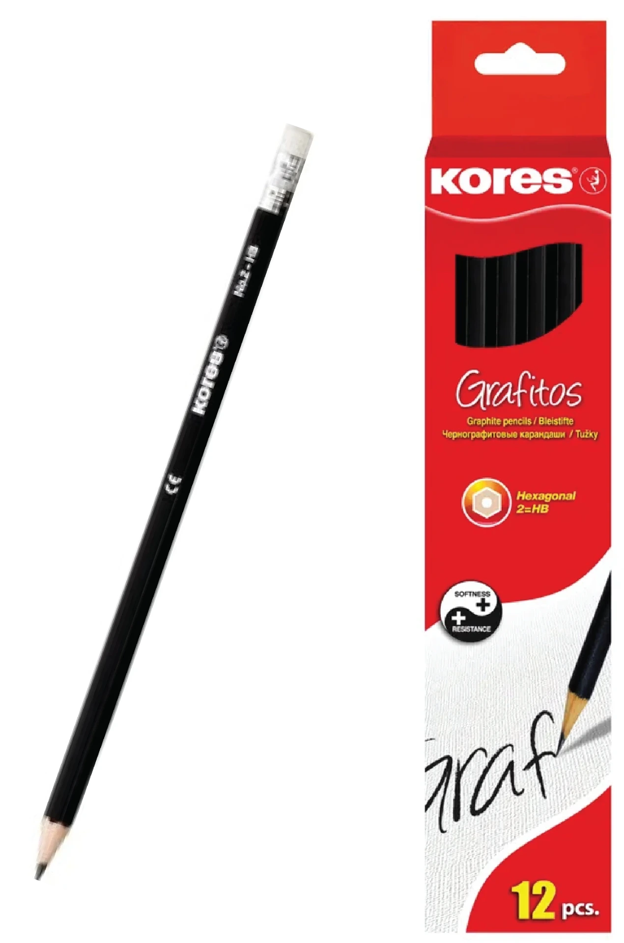 [BB92600] Crayons HB avec gomme