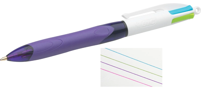 Stylos bille quatre couleurs BIC®