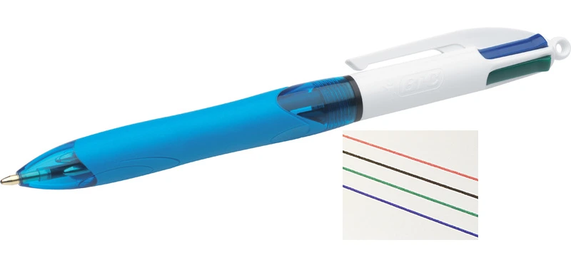 [1902 - 8871361] Stylos bille quatre couleurs BIC® (Classic)