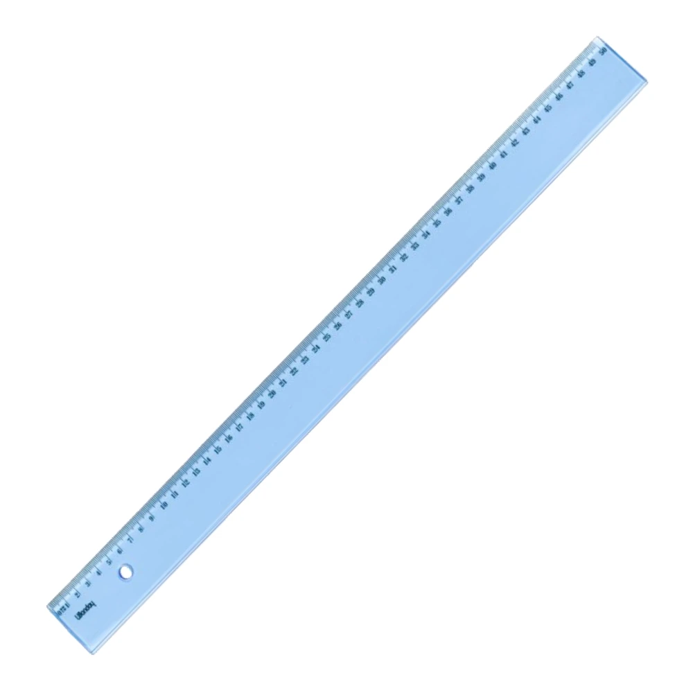 Règle plate en plastique