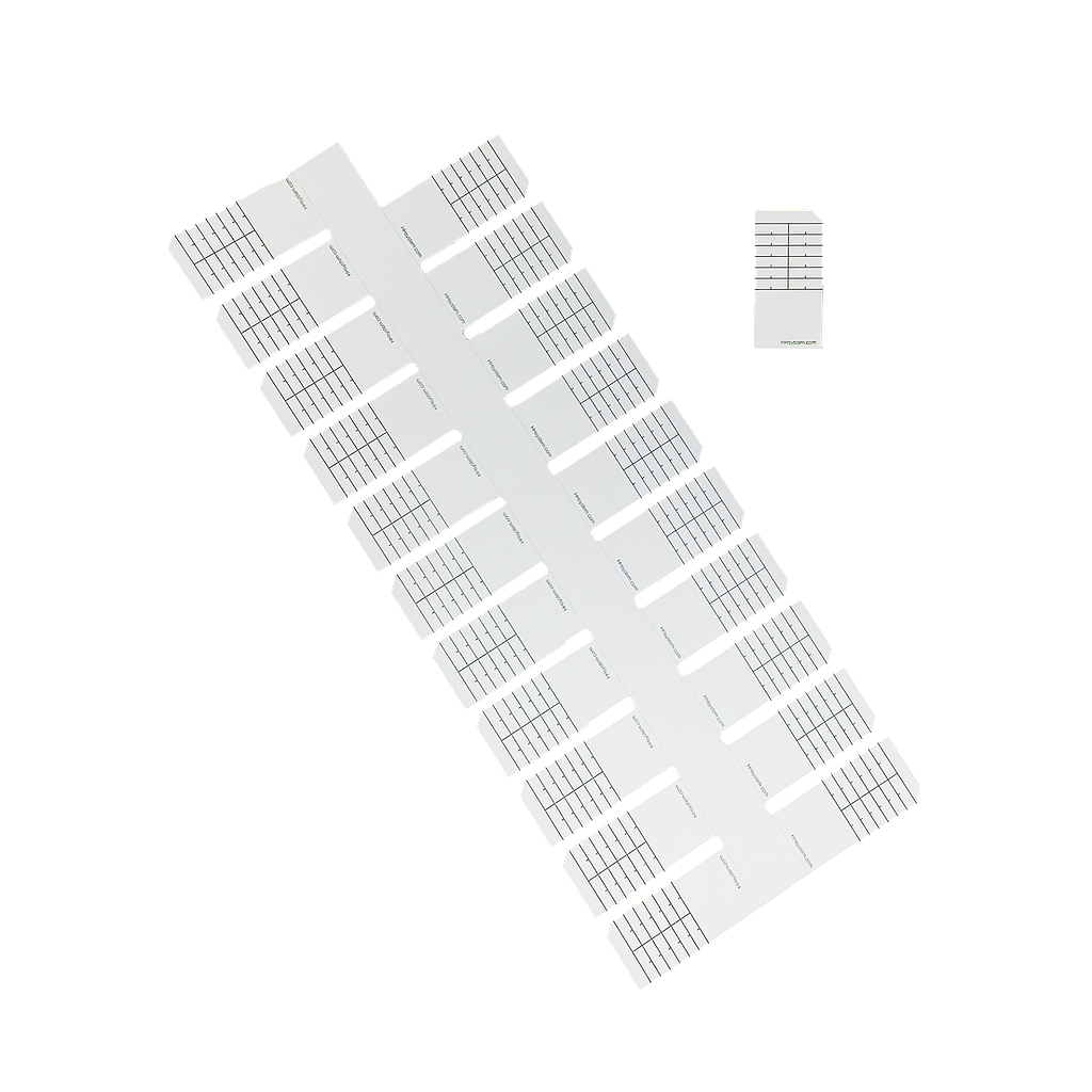 Minikarten für Arzneimittel | Bogen à 22 Stück